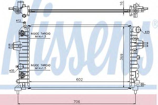 NISSENS 63027A Радиатор, охлаждение двигателя