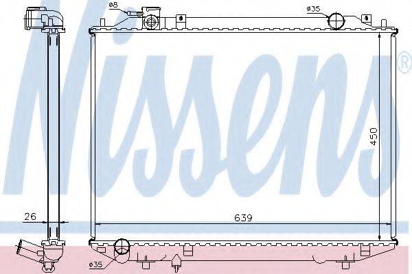 NISSENS 62246A Радиатор, охлаждение двигателя