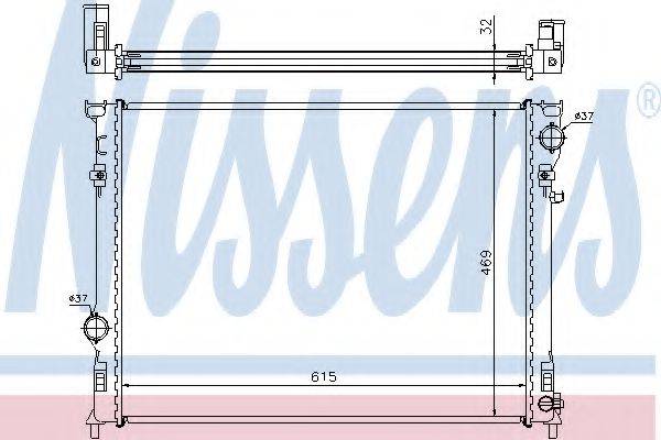 NISSENS 61014A Радиатор, охлаждение двигателя