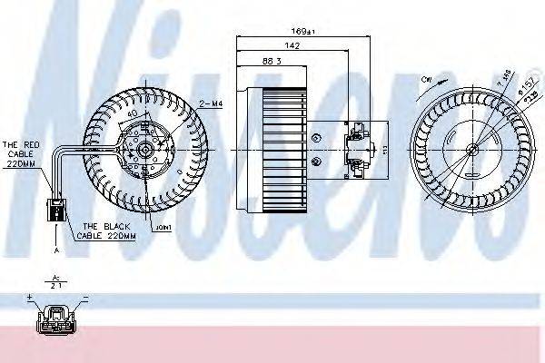 NISSENS 87036 Вентилятор салона