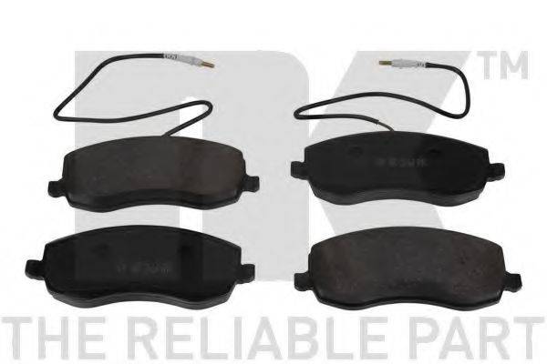 NK 221967 Комплект тормозных колодок, дисковый тормоз