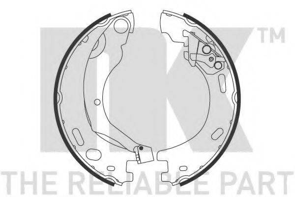 NK 2712769 Комплект тормозных колодок, стояночная тормозная система