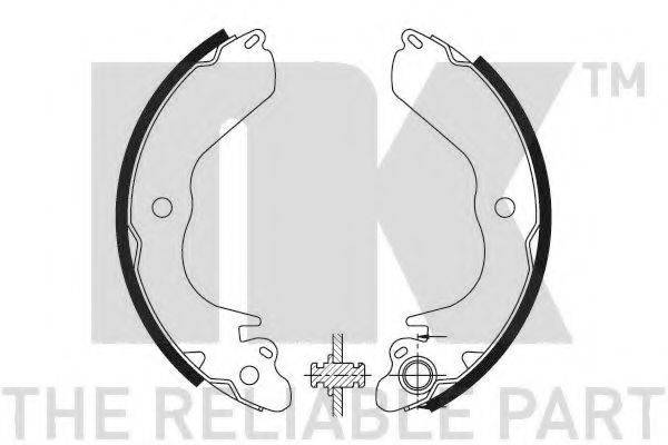 NK 2730533 Комплект тормозных колодок