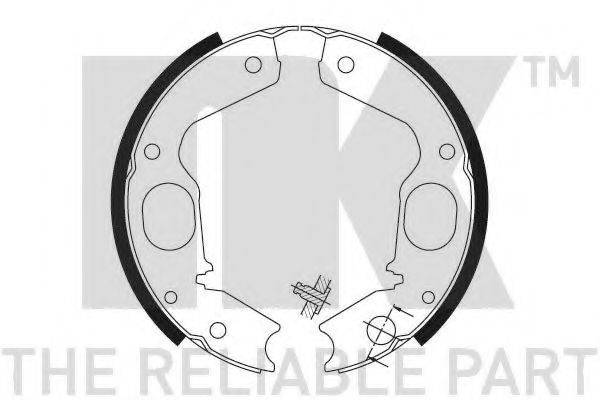 NK 2730645 Комплект тормозных колодок, стояночная тормозная система