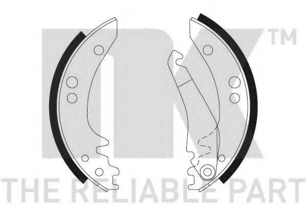 NK 2733656 Комплект тормозных колодок