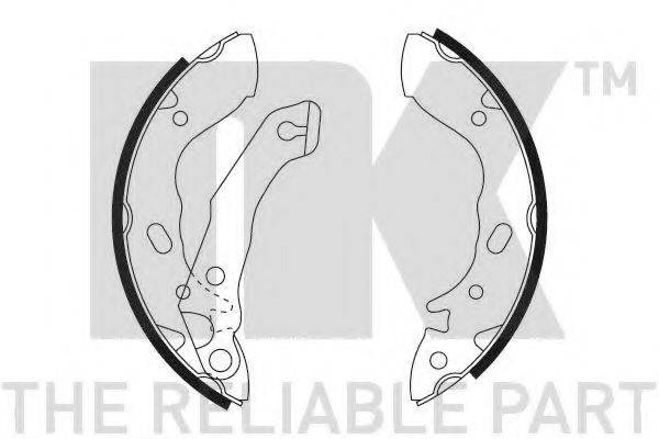 NK 2734560 Комплект тормозных колодок