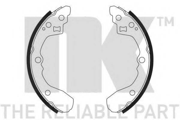 NK 2735744 Комплект тормозных колодок