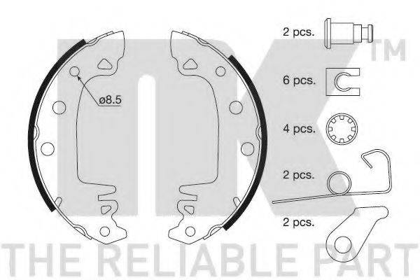 NK 2799230 Комплект тормозных колодок