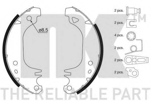 NK 2799372 Комплект тормозных колодок