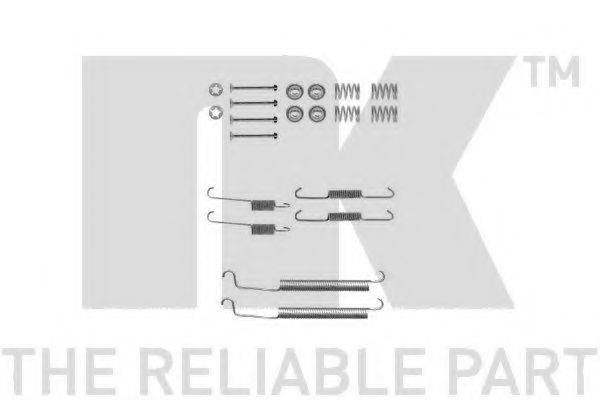 NK 7919756 Комплектующие, тормозная колодка