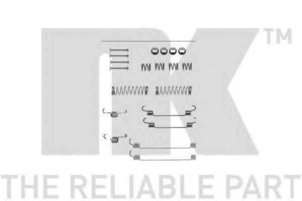 NK 7919835 Комплектующие, тормозная колодка