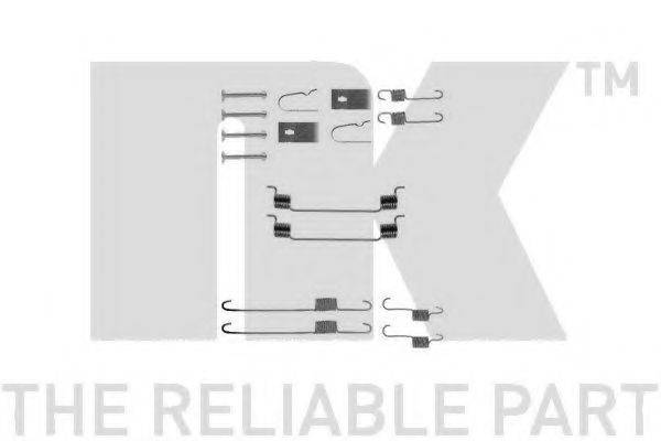 NK 7932699 Комплектующие, тормозная колодка