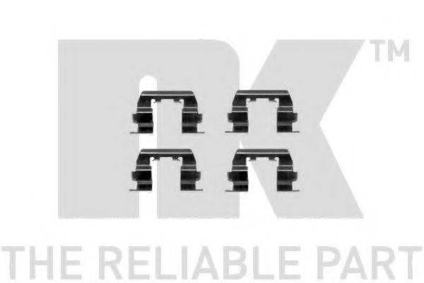 NK 7934669 Комплектующие, колодки дискового тормоза