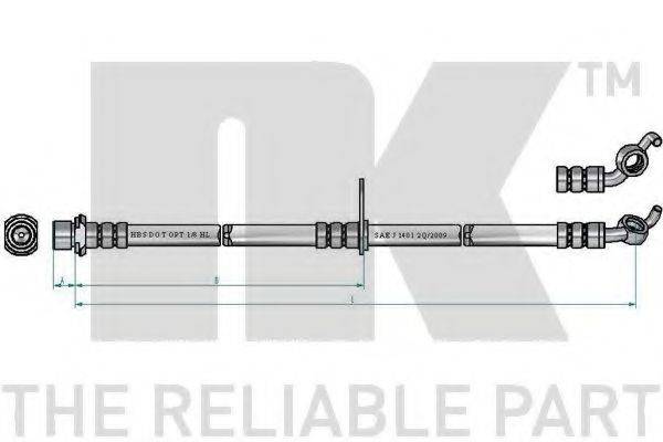 NK 8545173 Тормозной шланг