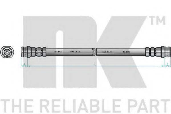 NK 855231 Тормозной шланг