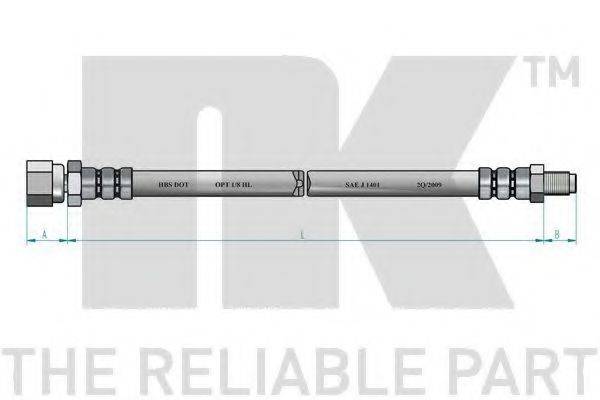 NK 853324 Тормозной шланг