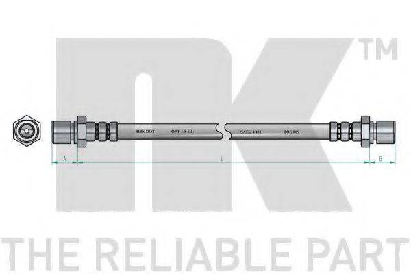 NK 854758 Тормозной шланг