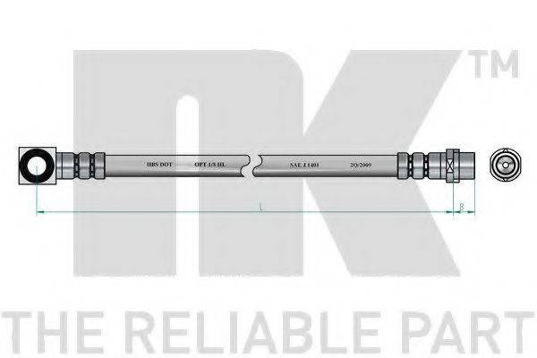 NK 852572 Тормозной шланг
