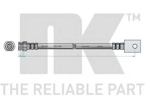 NK 852286 Тормозной шланг