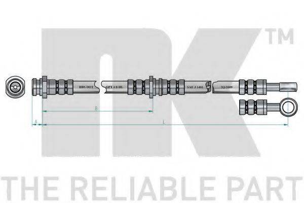 NK 854819 Тормозной шланг