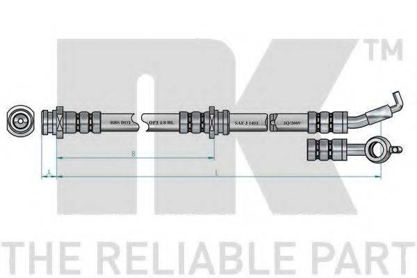 NK 853011 Тормозной шланг
