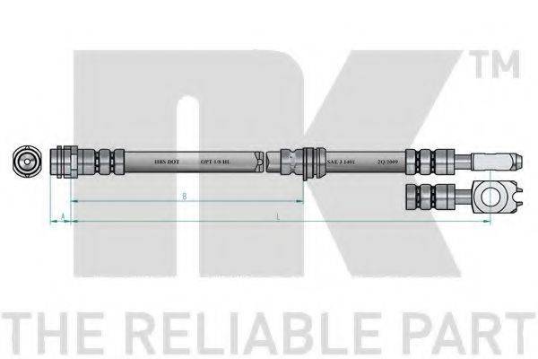 NK 854791 Тормозной шланг