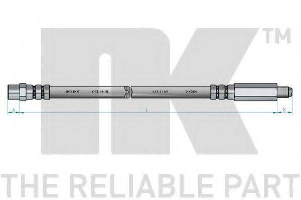NK 853326 Тормозной шланг