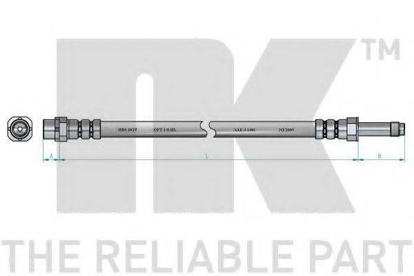 NK 851512 Тормозной шланг