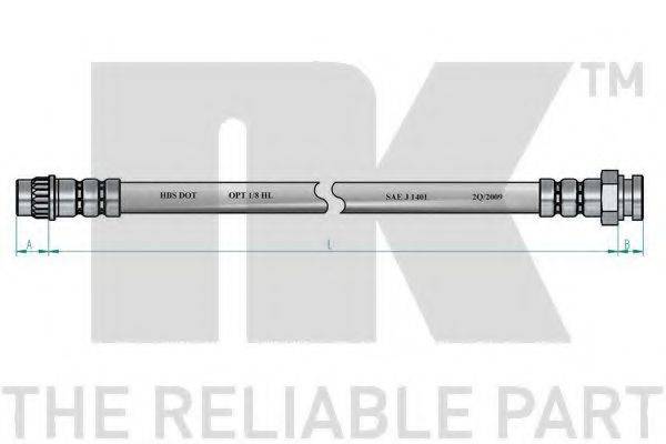 NK 853745 Тормозной шланг