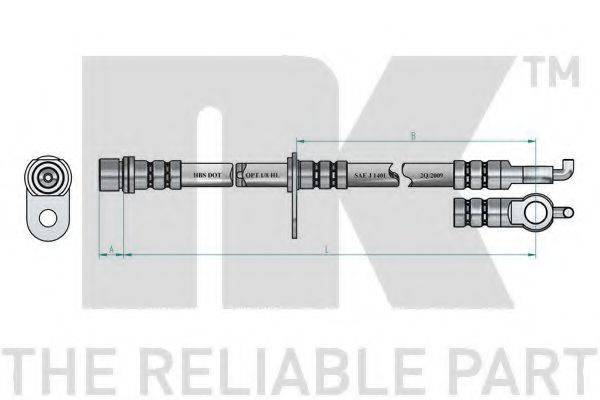 NK 8545163 Тормозной шланг