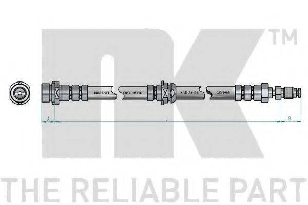 NK 853247 Тормозной шланг