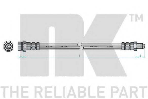 NK 8525127 Тормозной шланг