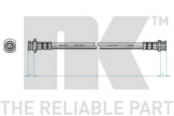 NK 855018 Тормозной шланг