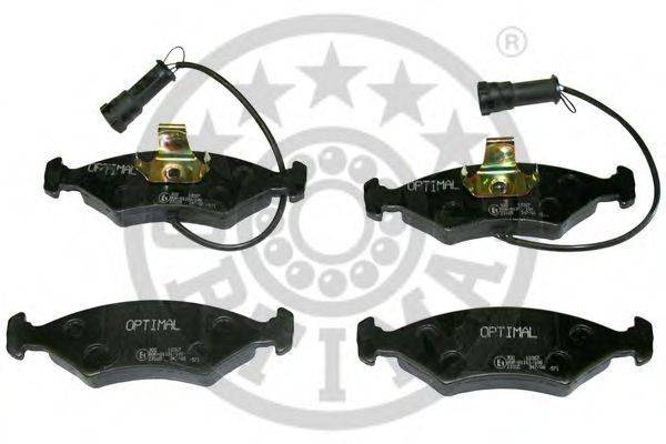 OPTIMAL 12067 Комплект тормозных колодок, дисковый тормоз