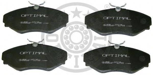 OPTIMAL 12112 Комплект тормозных колодок, дисковый тормоз