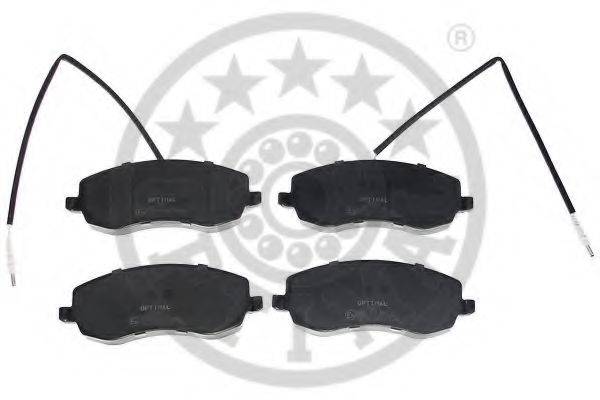 OPTIMAL 12467 Комплект тормозных колодок, дисковый тормоз