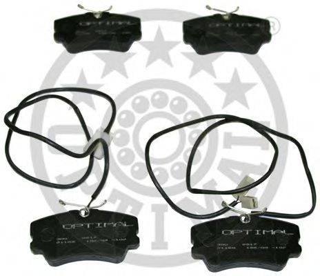OPTIMAL 9517 Комплект тормозных колодок, дисковый тормоз