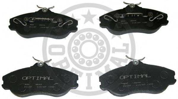 OPTIMAL 9643 Комплект тормозных колодок, дисковый тормоз