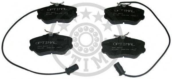 OPTIMAL 9673 Комплект тормозных колодок, дисковый тормоз
