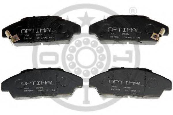 OPTIMAL 9685 Комплект тормозных колодок, дисковый тормоз