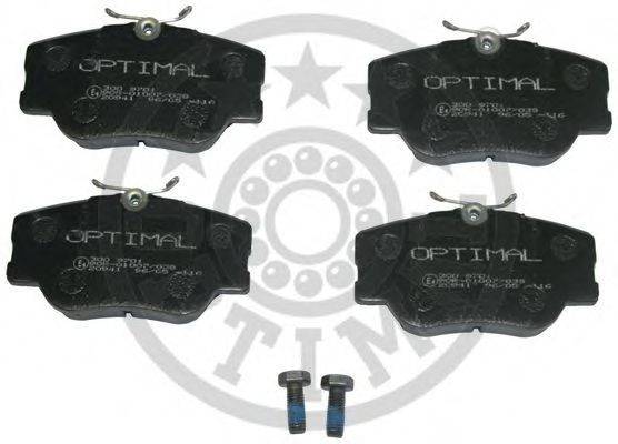 OPTIMAL 9701 Комплект тормозных колодок, дисковый тормоз