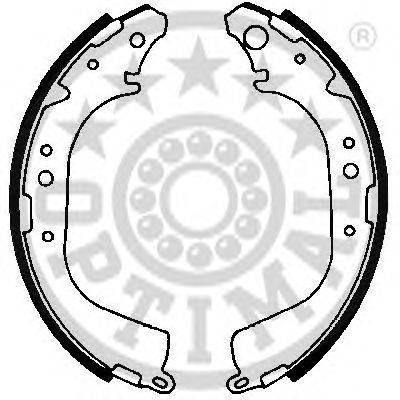 OPTIMAL BB1720 Комплект тормозных колодок
