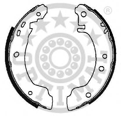 OPTIMAL BB5080 Комплект тормозных колодок