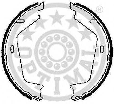 OPTIMAL BB7258 Комплект тормозных колодок, стояночная тормозная система
