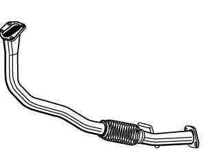 WALKER 07643 Труба выхлопного газа