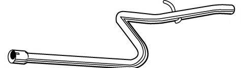 WALKER 08969 Труба выхлопного газа