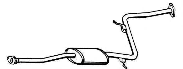 WALKER 15771 Средний глушитель выхлопных газов