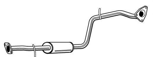 WALKER 21437 Средний глушитель выхлопных газов