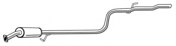 WALKER 22704 Средний глушитель выхлопных газов