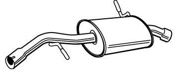 WALKER 22999 Глушитель выхлопных газов конечный